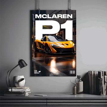 Astonishing McLaren P1 Poster - Premium Wall Art with Free Shipping & Cash on Delivery | Hypercar Poster Collection