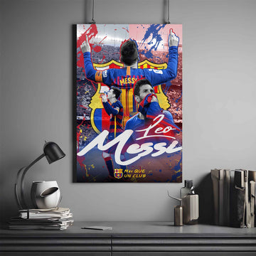 MESSI POSTER X FCB | LIONEL MESSI POSTER #10 | FOOTBALL POSTER