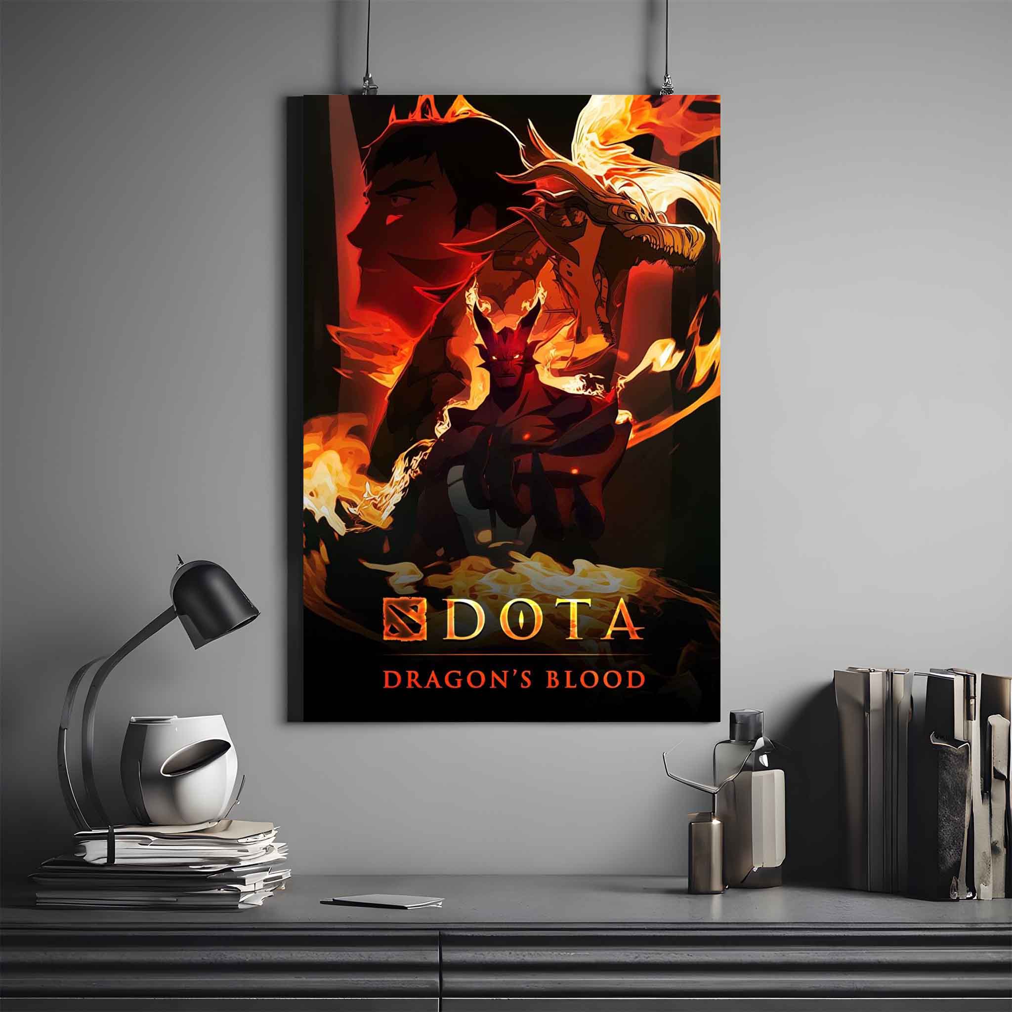 DOTA DRAGON'S BLOOD POSTER | DOTA POSTER #1 | GAME POSTER