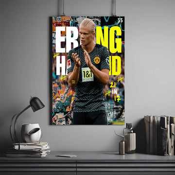 ERLING HAALAND X DORTMUND | HAALAND POSTER #3 | FOOTBALL POSTER