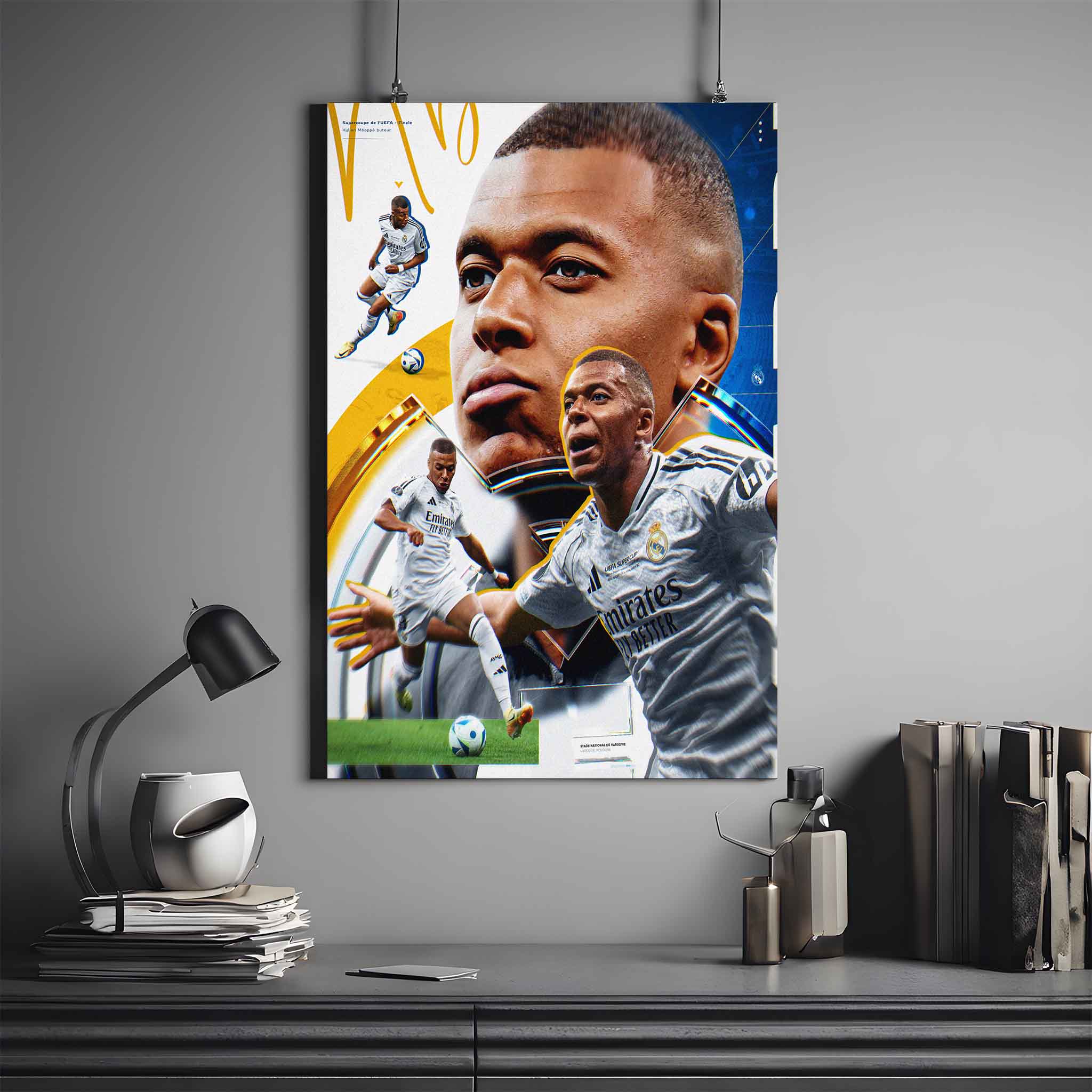 KYLIAN MBAPPÉ X MADRID | MBAPPÉ POSTER #7 | FOOTBALL POSTER