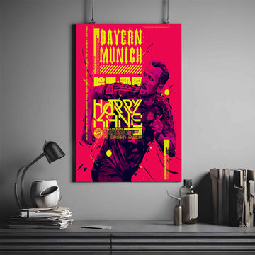 HARRY KANE X BAYERN | HARRY KANE POSTER #3 | FOOTBALL POSTER