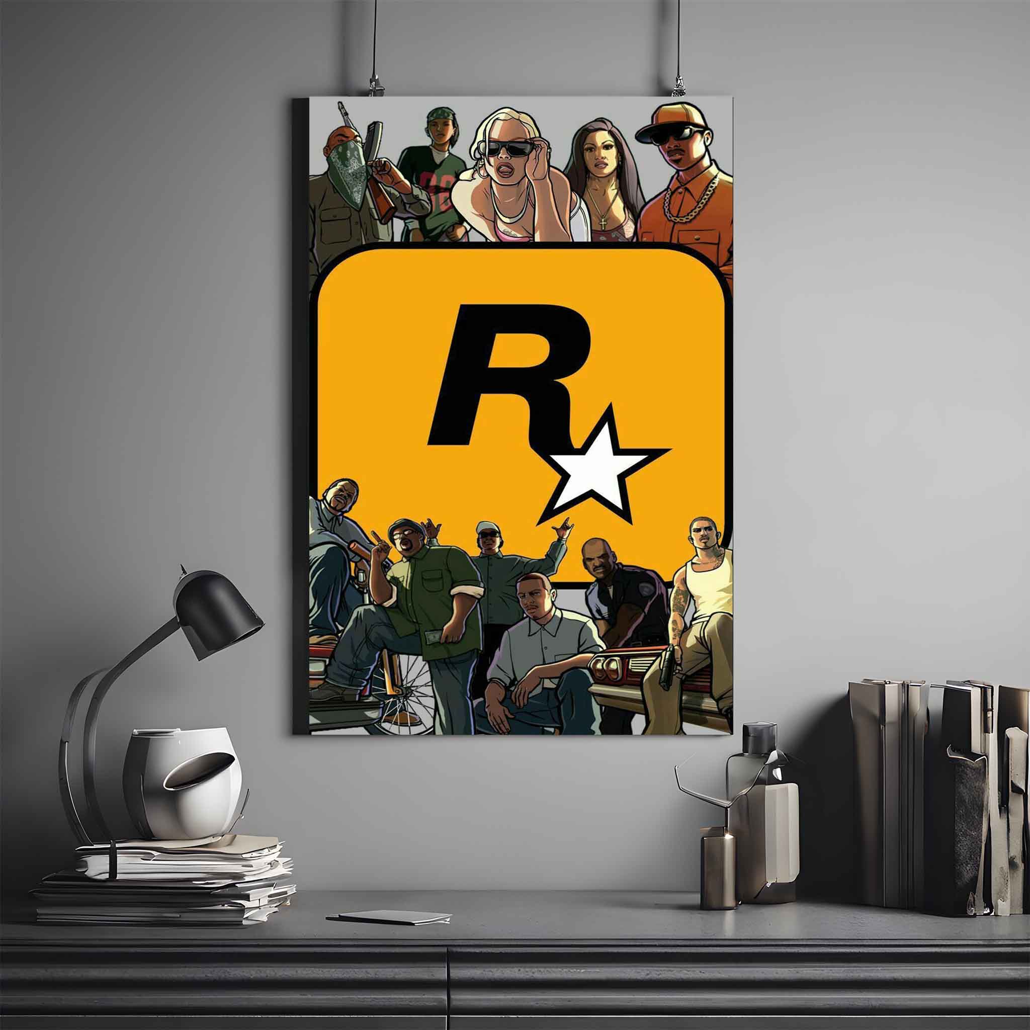 ROCKSTAR GAMES POSTER