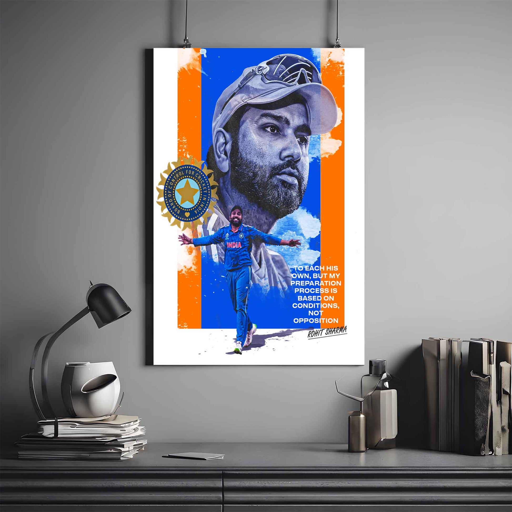 ROHIT SHARMA WORLD CUP POSTER