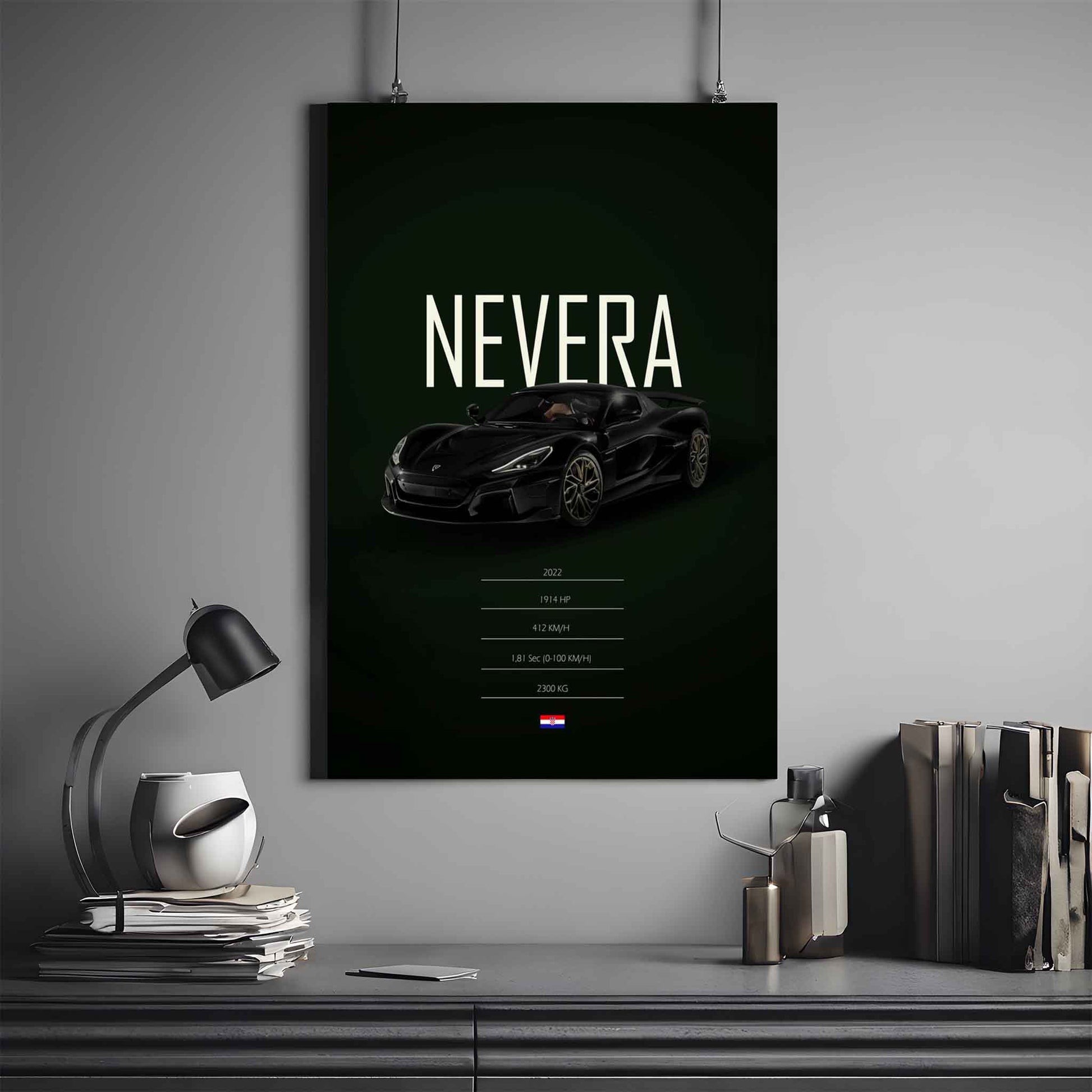 Rimac Nevera Poster | Rimac Poster | Automotive Poster