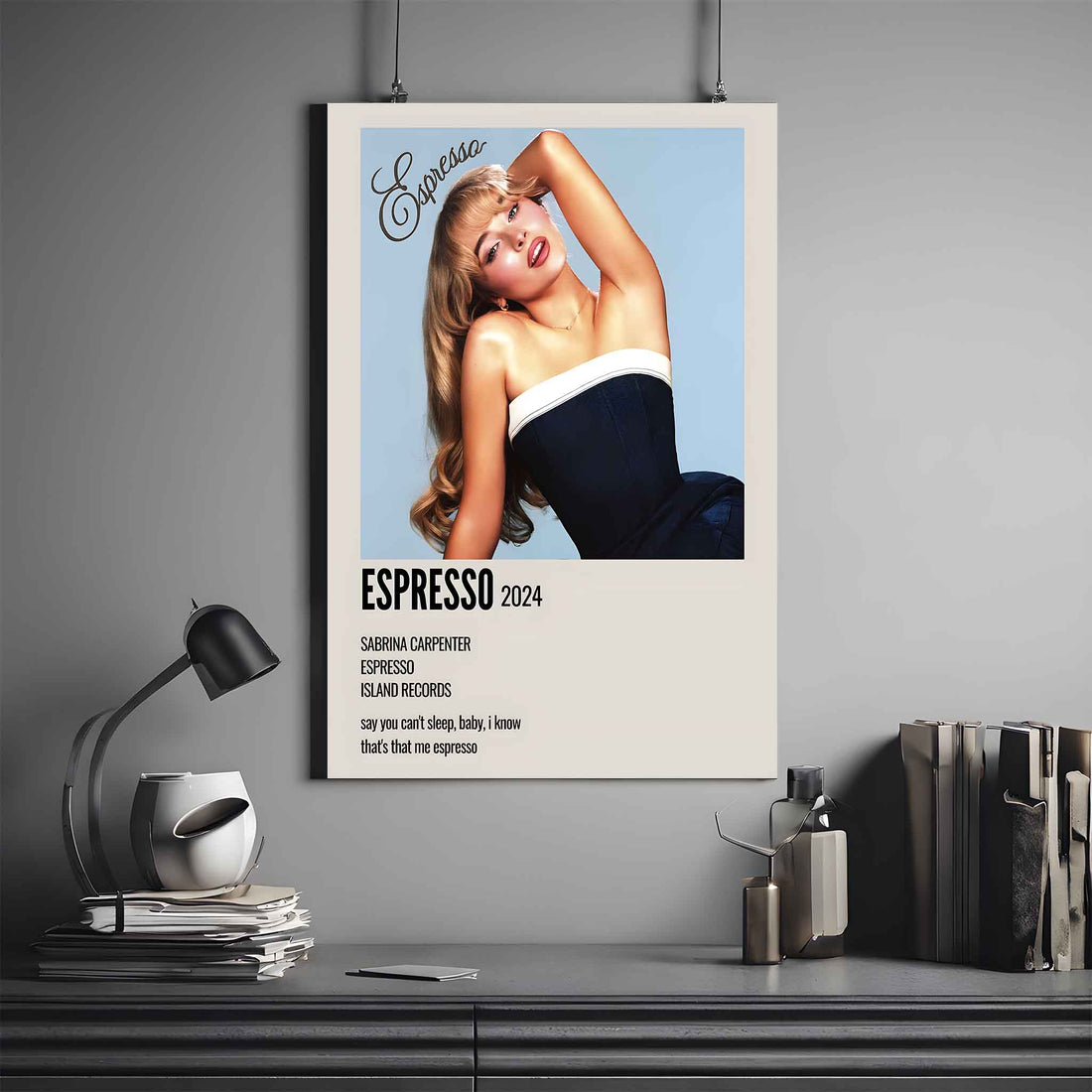 SABRINA CARPENTER ESPRESSO ALBUM POSTER