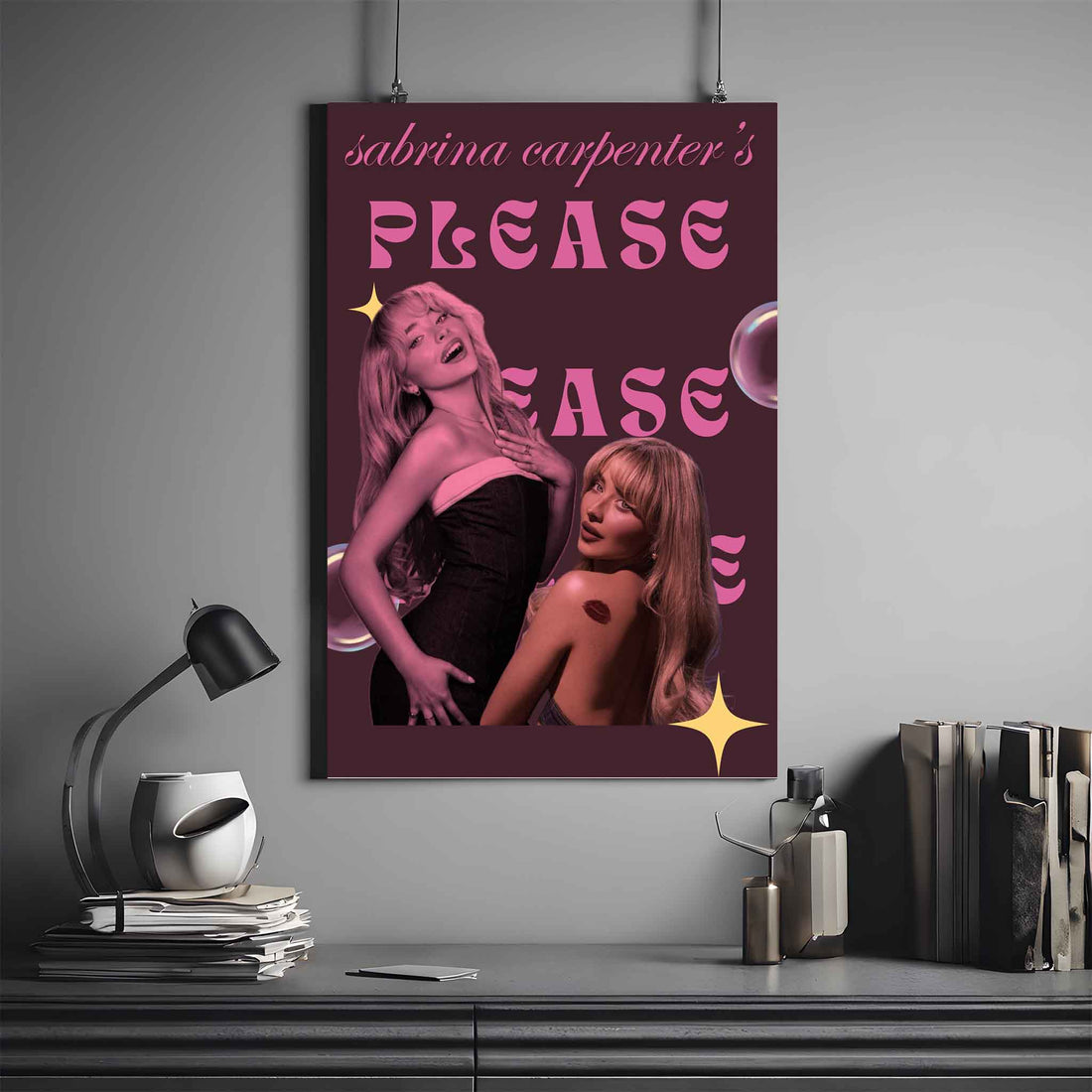 SABRINA CARPENTER PLEASE POSTER