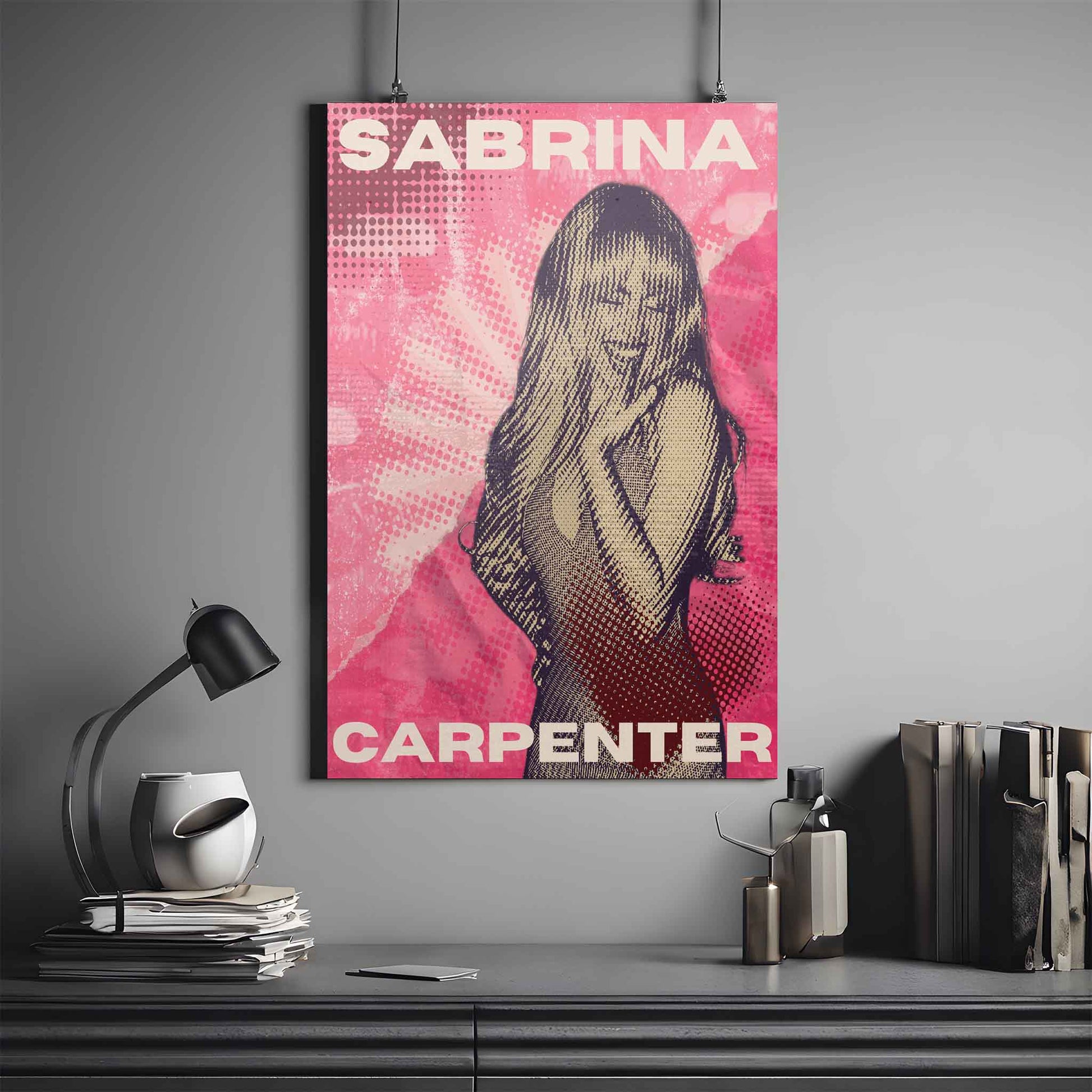 SABRINA CARPENTER RETRO POSTER