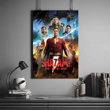 SHAZAM FURY OF THE GODS POSTER