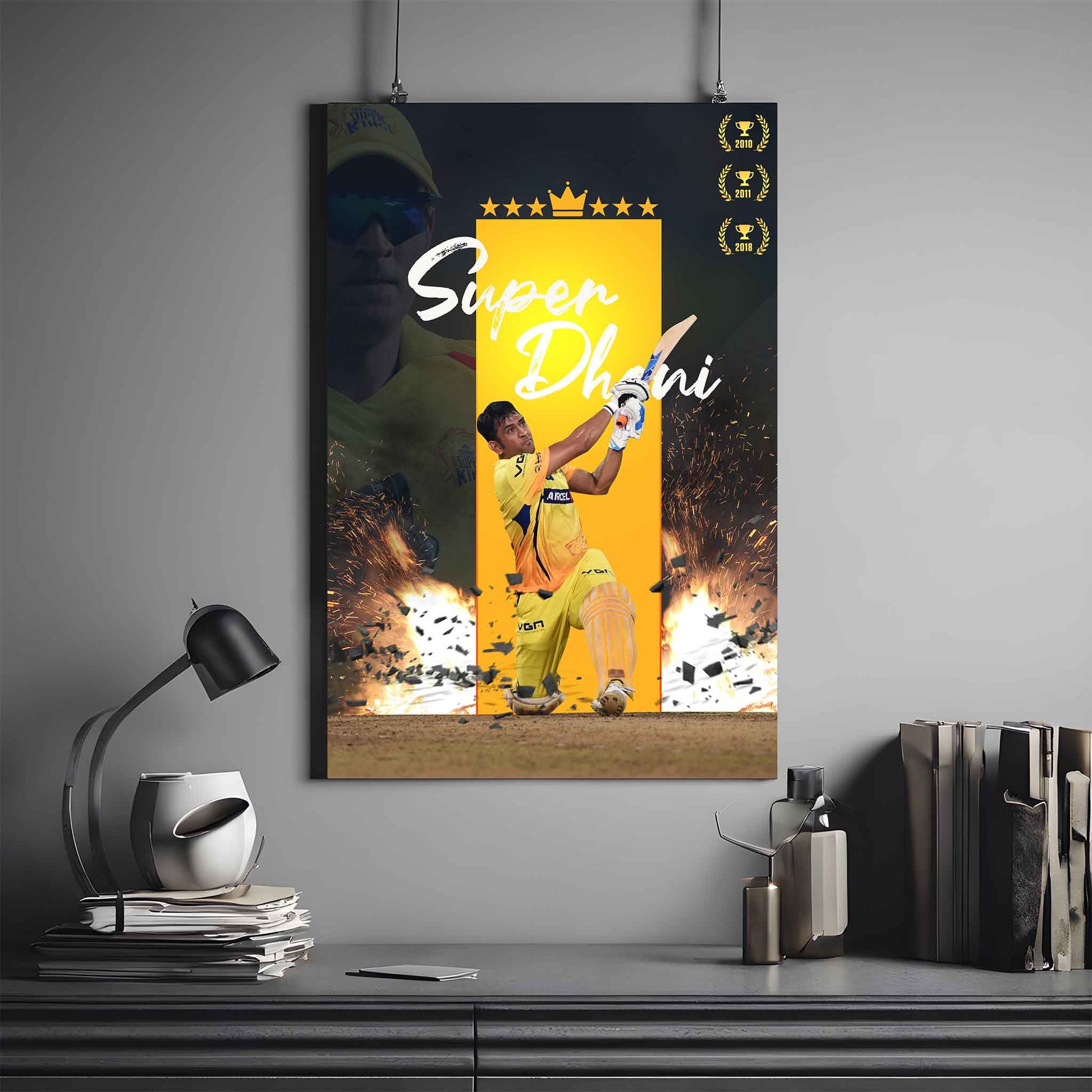 SUPER DHONI POSTER 