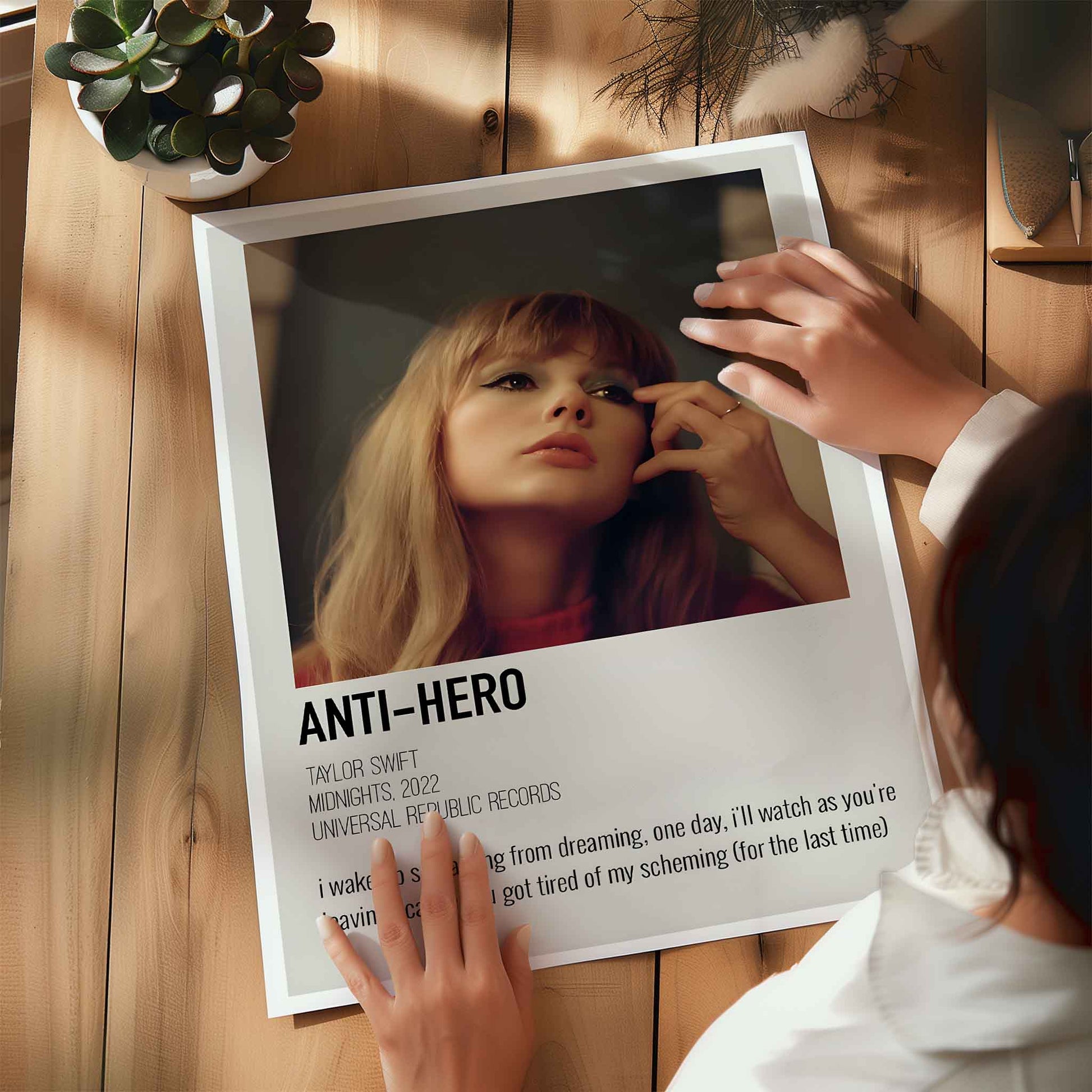 TAYLOR SWIFT X ANTI HERO POLAROID