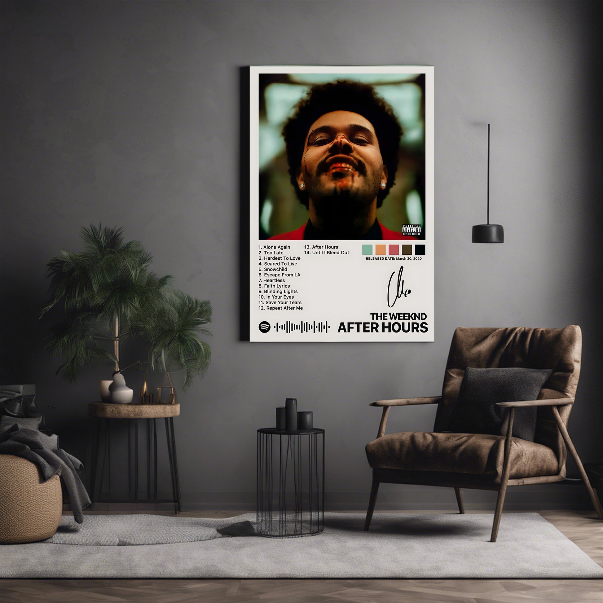 THE WEEKND AFTER HOURS ALBUM POSTER 3