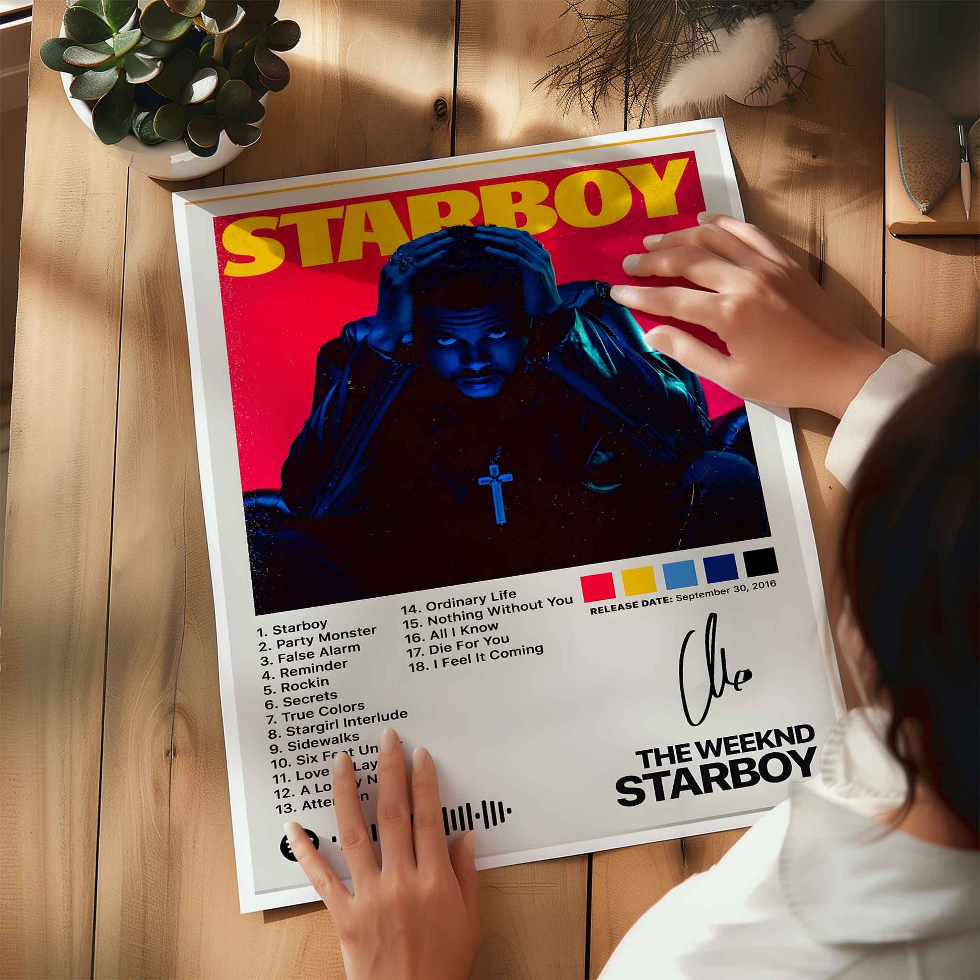 THE WEEKND STAR BOY ALBUM POSTER 2