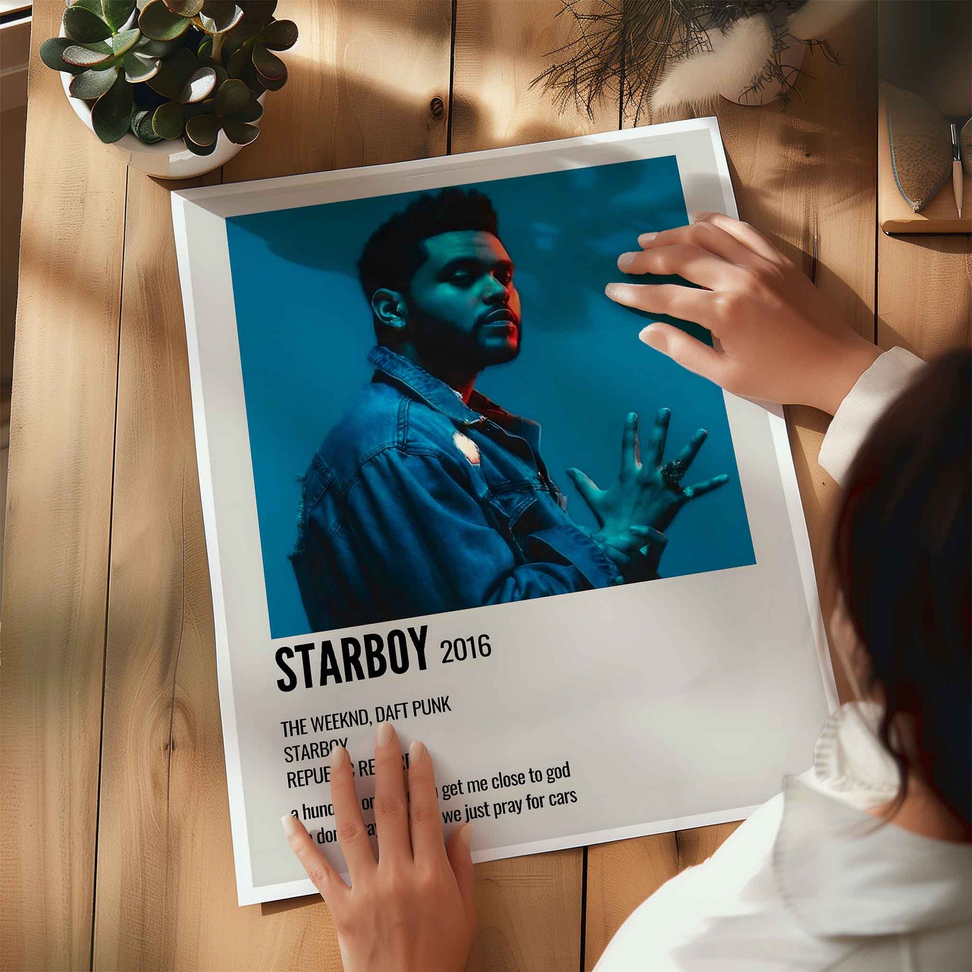 THE WEEKND STAR BOY SONG POSTER 2