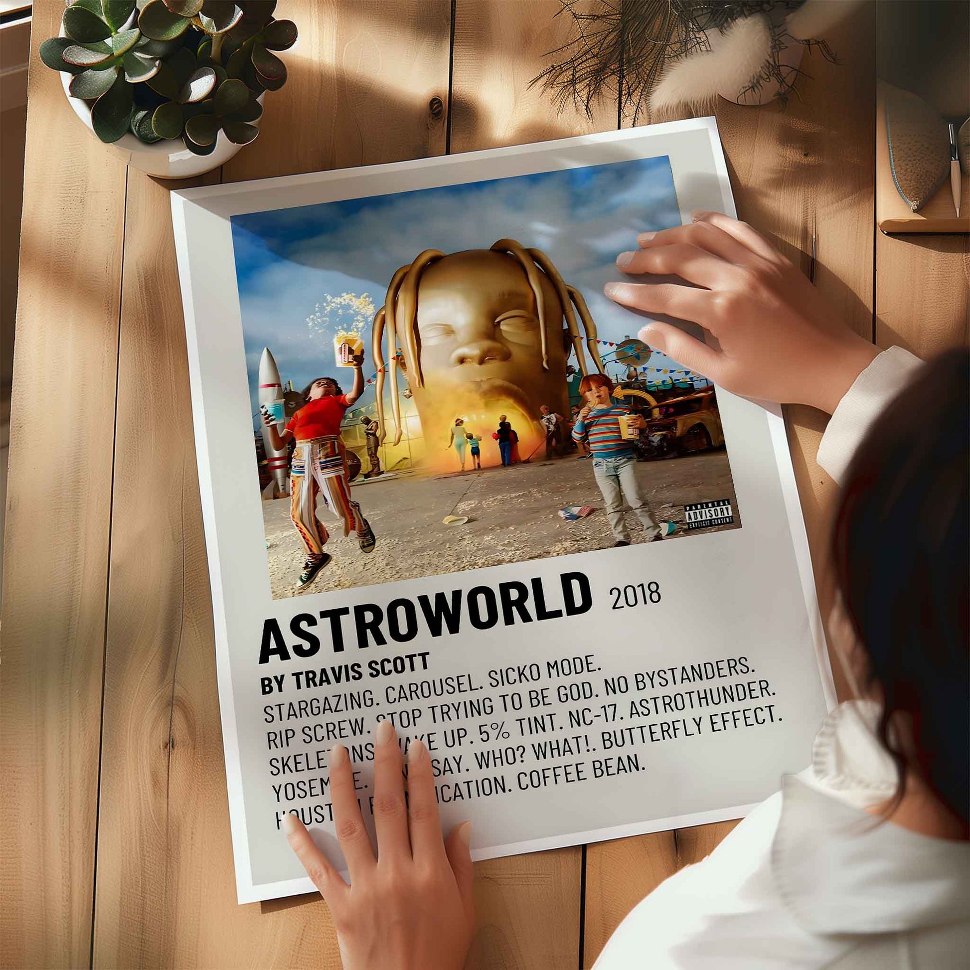 TRAVIS SCOTT ASTROWORLD ALBUM POSTER 2