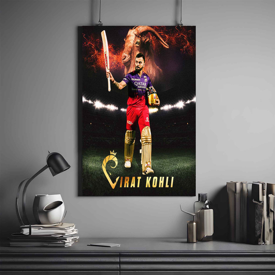 VIRAT KOHLI X GOAT POSTER